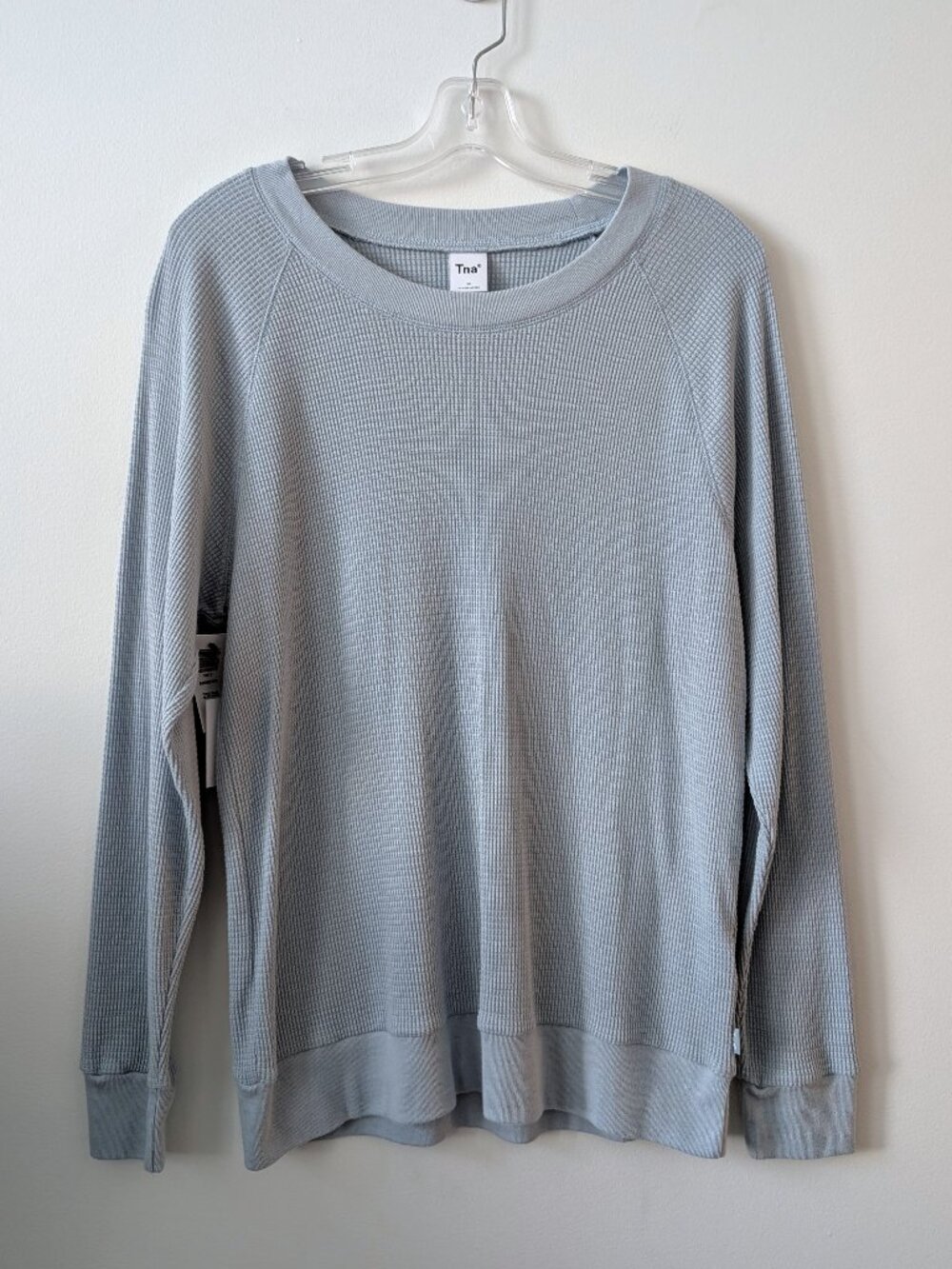 NWT ARITZIA TNA Andrews Waffle Knit Crewneck | Medium